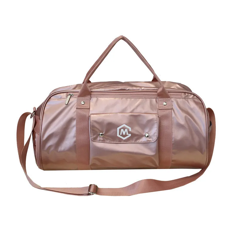 Sac de sport pour femmes, sac de Yoga rose, grand sac à main étanche, sac de Buggy de voyage en plein air Q0705