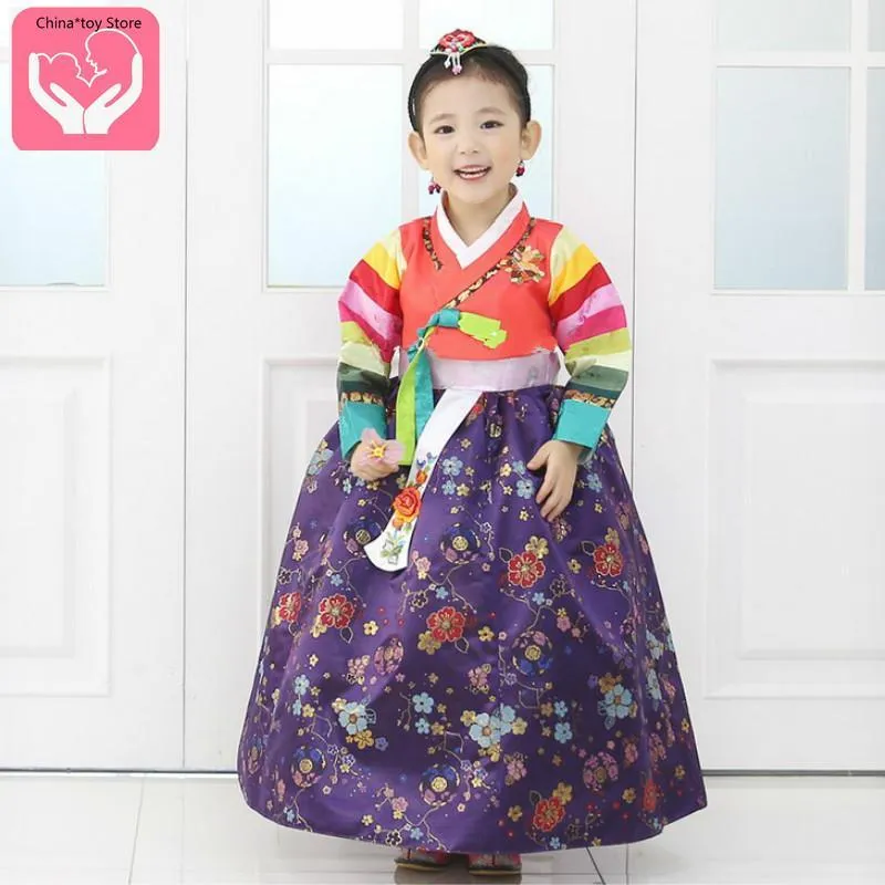 Clothing Sets Girl Korean Traditional Costume Children Minority