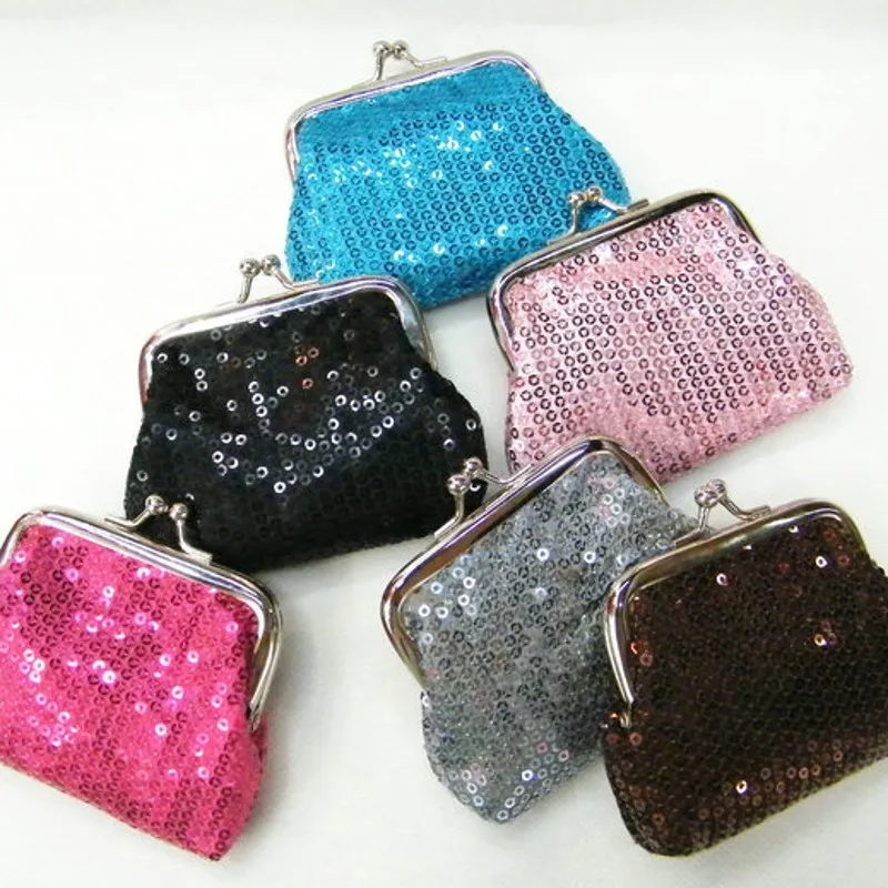 Sparkle Sequin Coin Purse Blue Mini Wallet Gift for Her Party Favors  Princess Party-gift Basket - Etsy