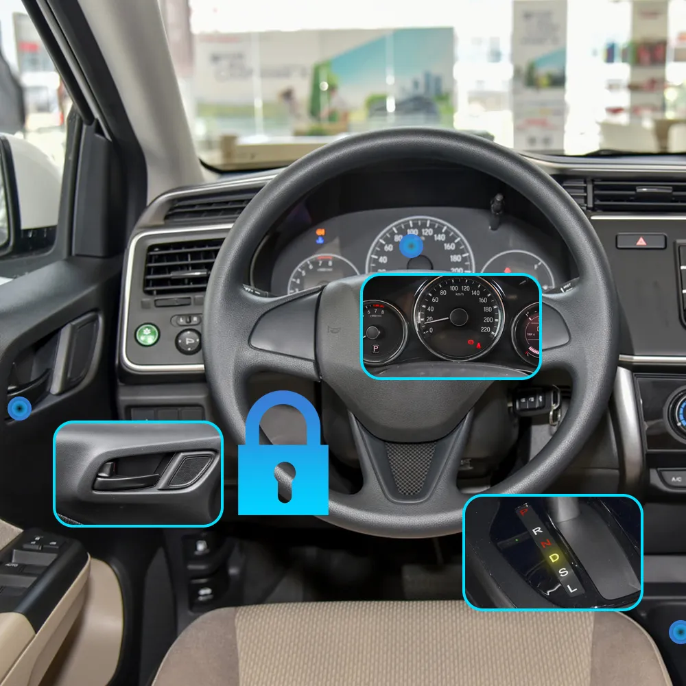 Para Honda City 5th 6th 2009-2020 Auto OBD Speed Lock Puerta de auto Cerrar Dispositivo de bloqueo automático de bloqueo Closer Abre Smart2517