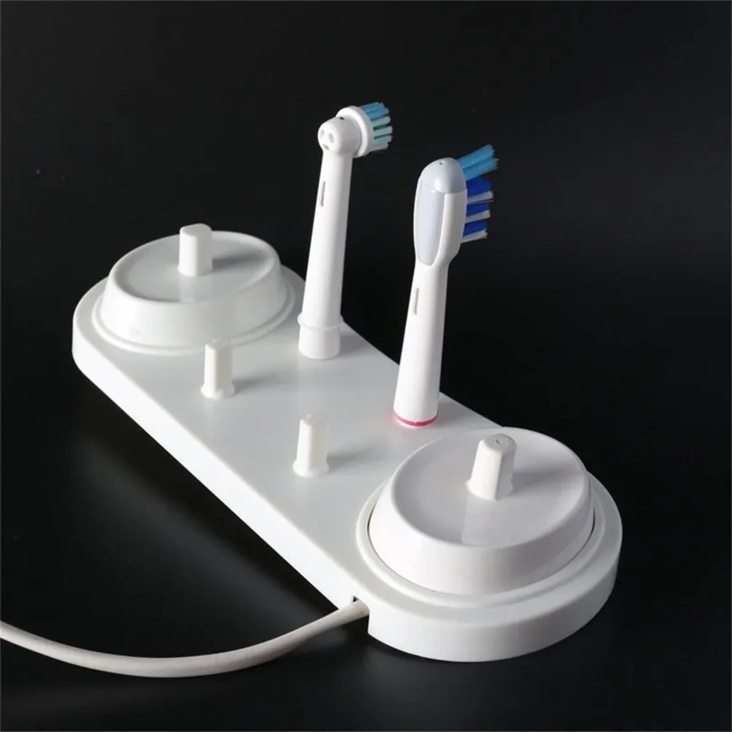 Holder Bracket For Oral B Electric Toothbrush Bathroom Stander Base Support Tooth Brush Heads With Charger Hole 211222