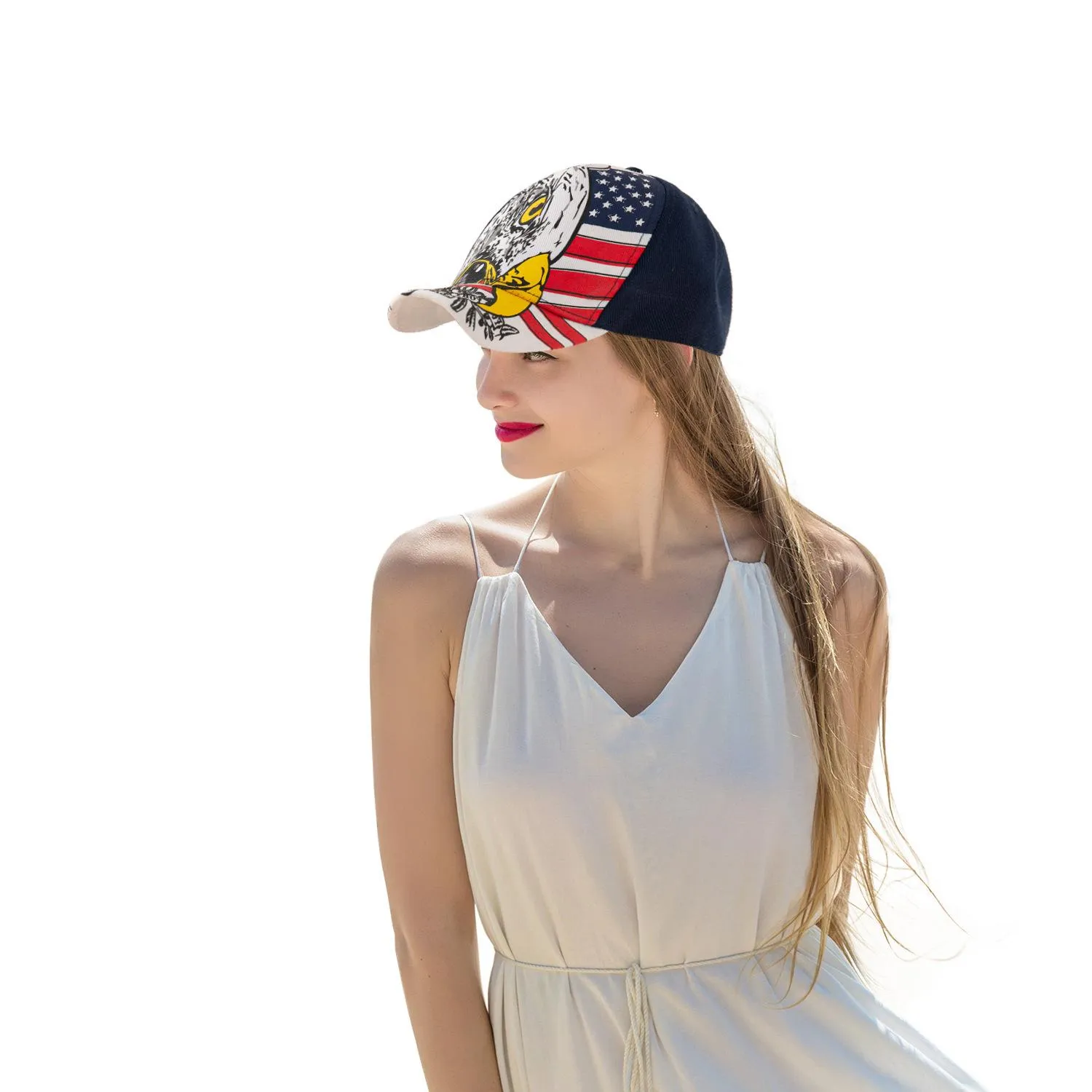 LET`S GO BRANDON Cap New American Patriotic Day Printed Breathable Adjustable Men`s And Women`s Baseball Cap