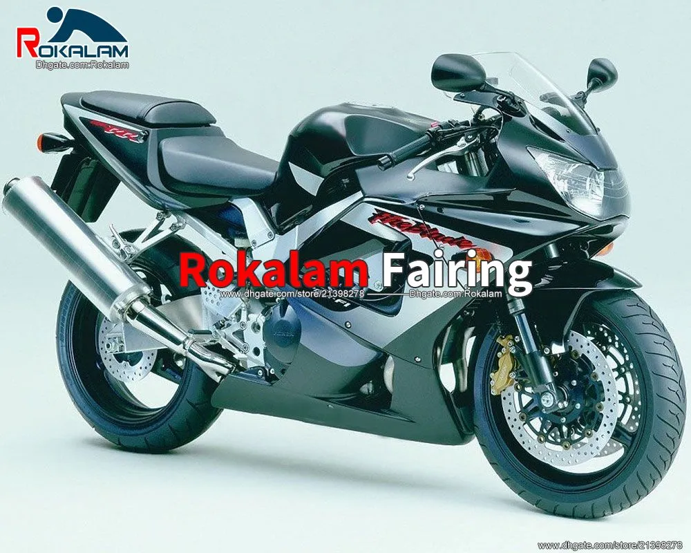 FAINING FIT PARTS FÖR HONDA CBR900RR 929 2000 2001 Svart CBR 900 RR CBR929RR Motorcykel Fairings (formsprutning)