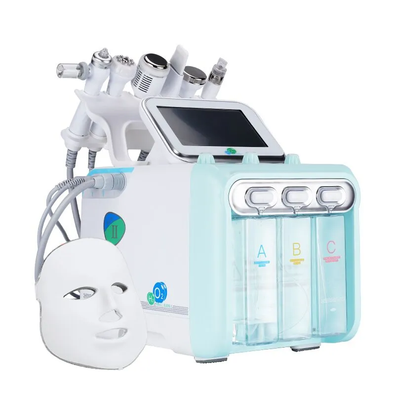 Nieuwste 7 in 1 Spa RF Ultrasone Scrubber Blackhead Remover Hydro Dermabrasion Huidverzorging Water Microdermabrasie Hydradermabrasiemachine