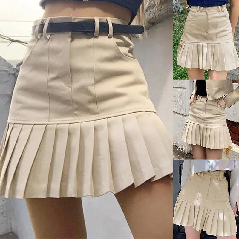 Khaki skirt womens 2020 sale
