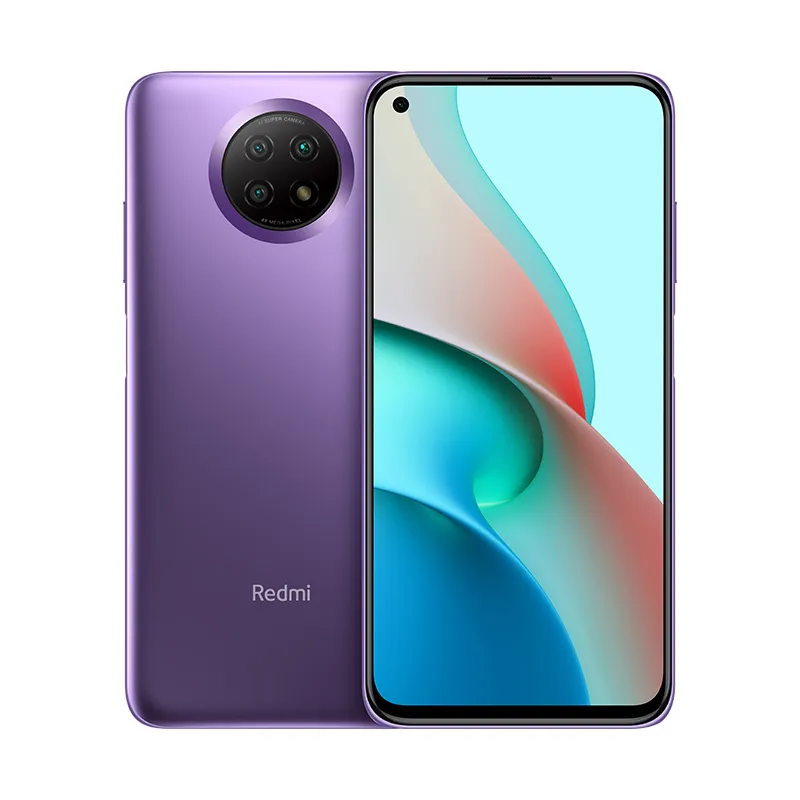 Oryginalny Xiaomi Redmi Note 9 5G Telefon komórkowy 8 GB RAM 128GB 256 GB ROM MTK 800U OCTA RORE 48MP AI 5000MAH Android 6.53 "LCD Pełny ekran Pedent Pedentprint Twarz Smart Cell Phone Phone