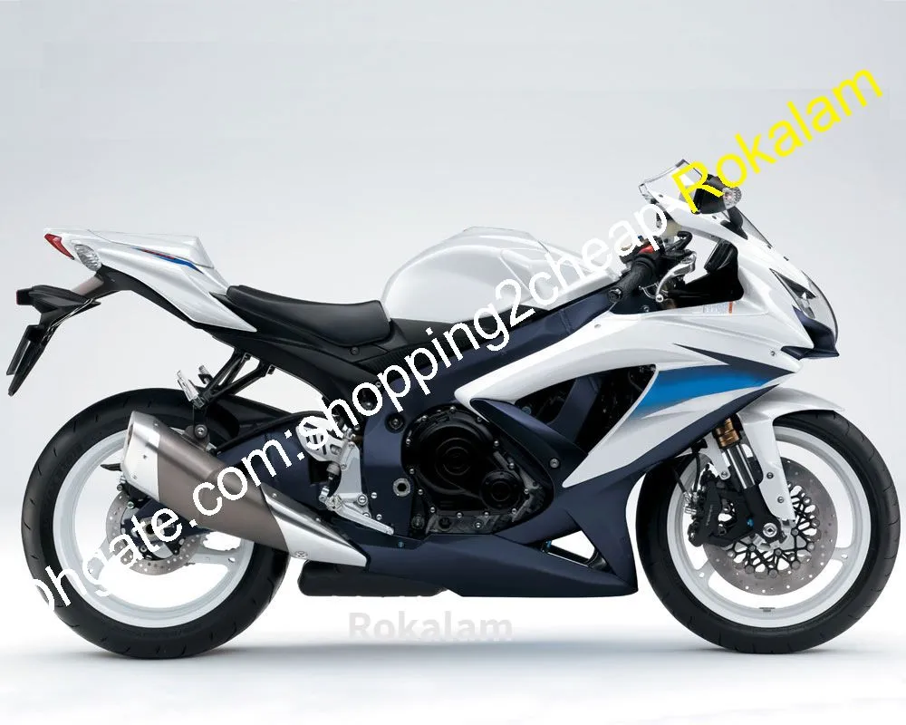 För SUZUKI GSXR600 GSXR750 GSXR 600 750 08 09 10 GSX R600 R750 K8 2008 2009 2010 Motorcykel Bodywork Fairing Set (formsprutning)