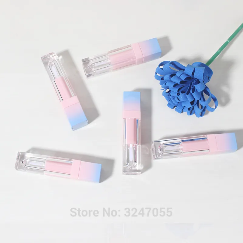 Wholesale Refillable 4.5ML Cheap Lip Gloss Containers In Elegant Pink