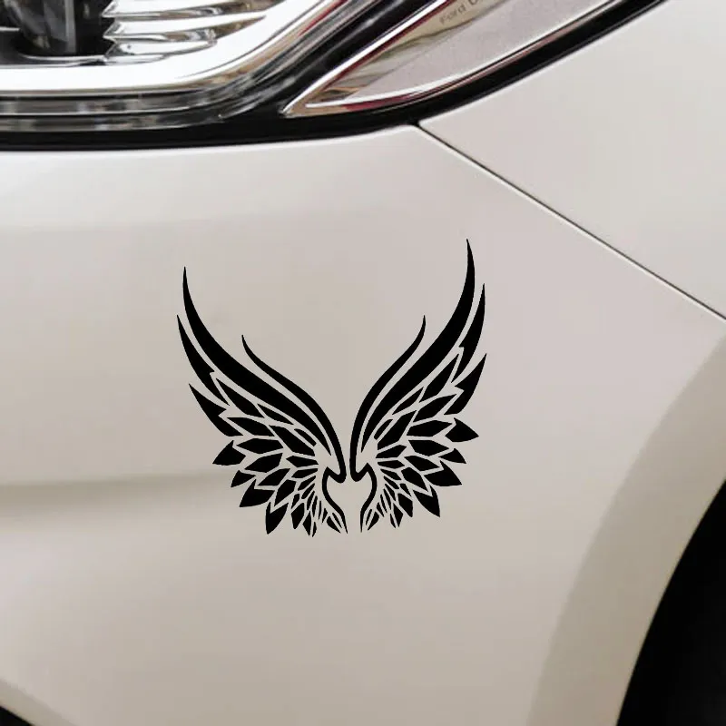 thumbnail image 2 of 2 X Angel Wings Vinyl Decal Stickers For Bike Helmet Motorbike Quad Scooter - Glossy 2 of 6