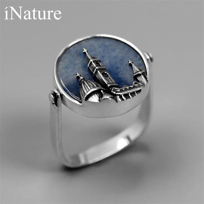 Sterling Silver Mens Ring Blue Aventurine Starstone Artisan Handmade  Jewelry - Etsy