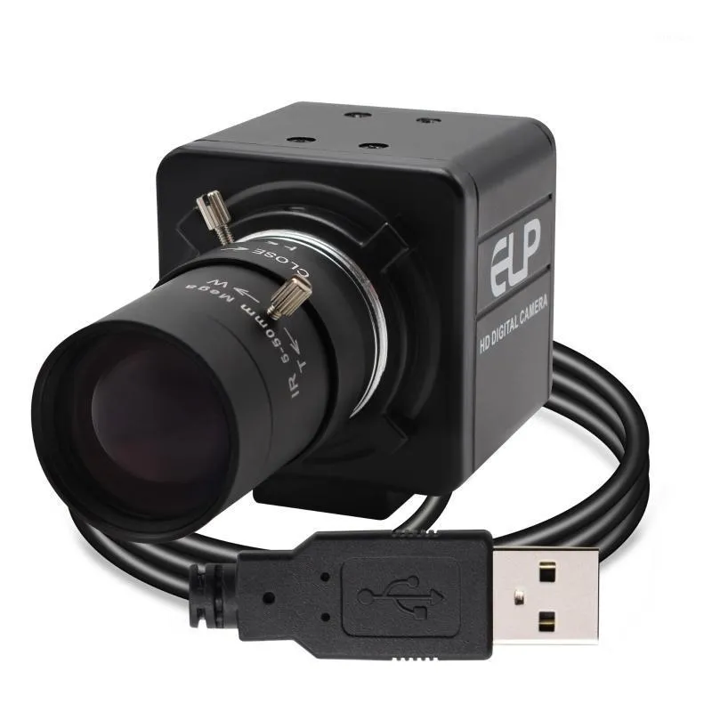 Manuell Varifokal Lens 4K Sony IMX317 (1 / 2.5) USB-kamera Hög bildfrekvens 3840x2160 MJPEG 30FPS UVC Plug and Play WebCam USB1