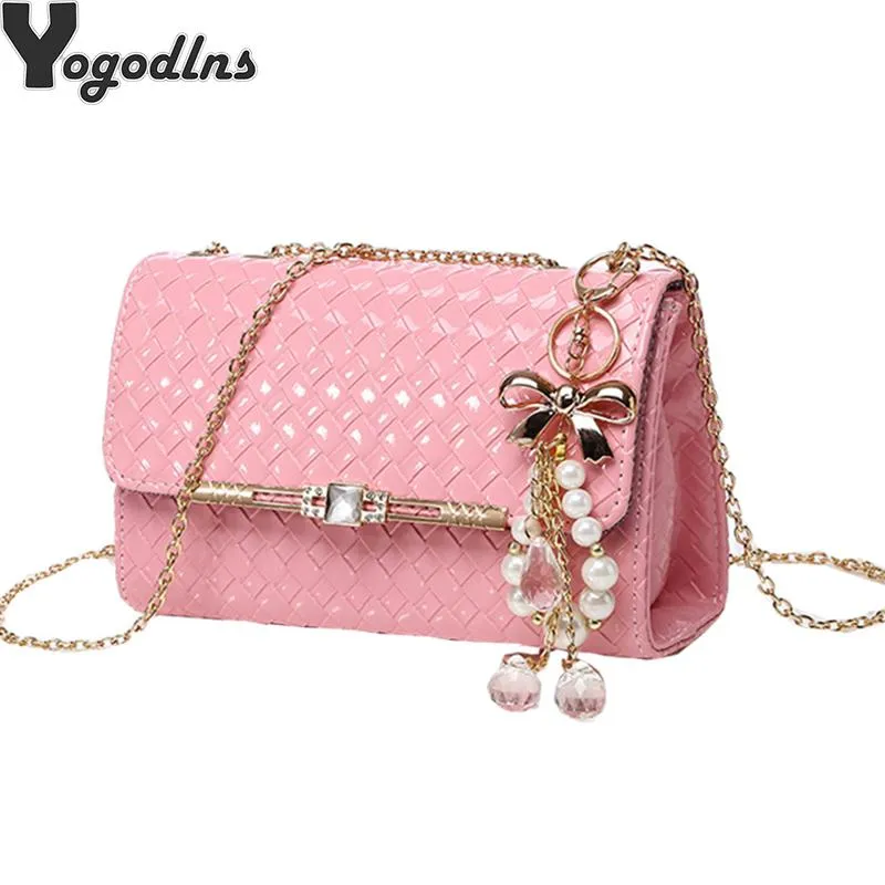 Cross Body 2022 Summer Fashion Candy Color Lady Messenger Bag Chain Women Shoulder Mini Crossbody High Quality PU Party Pouch