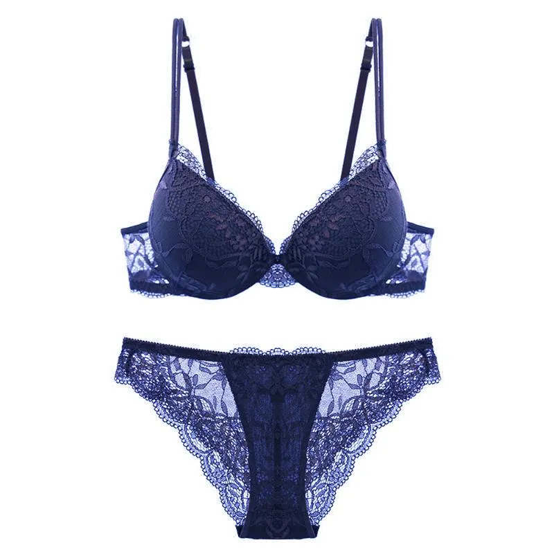 New Sexy Lace Bra Set Ultra Thin Bralette Panty Sets Lingerie Underwear  Plus Size Intimates Push UP Soutien Gorge From Caeley, $13.99