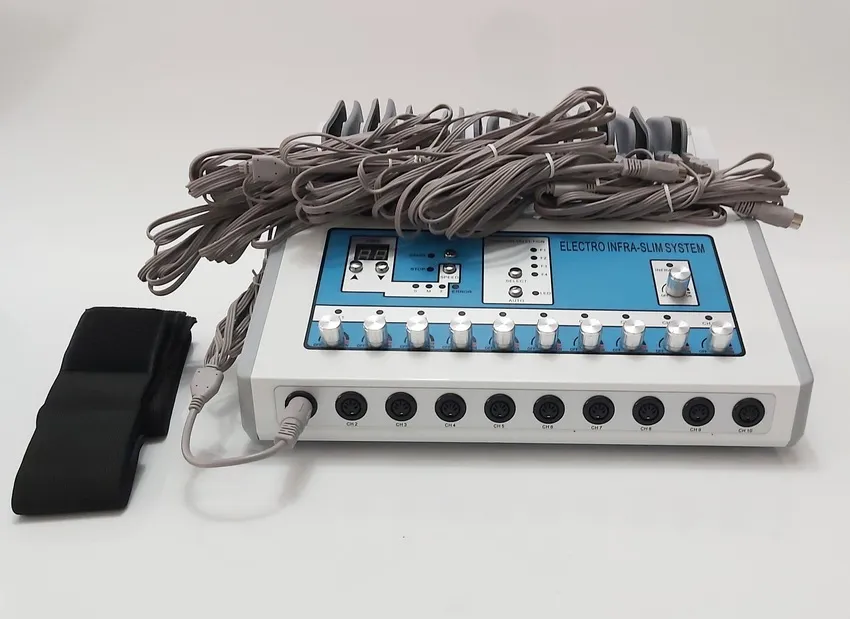 Verre infrarood elektrische spierstimulator ems afslanken spierelektrode Russische golf fysiotherapie schoonheid machine