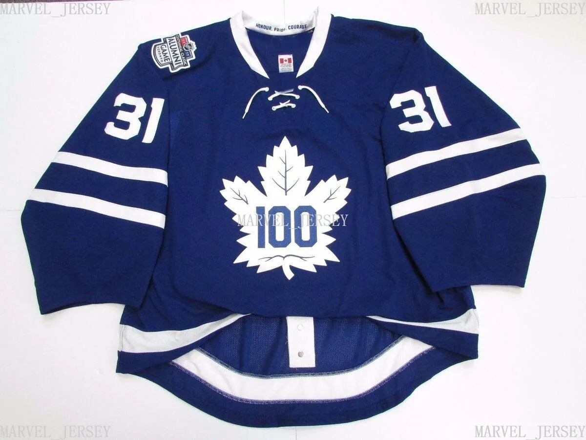 Anpassade Joseph Maple Leafs Alumni Centennial Classic Jersey målvakten Cut 60 Lägg till valfritt namnnummer