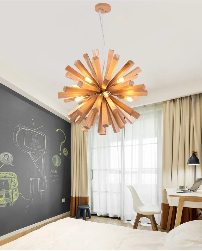 都内で Nordic Personalized Wooden For Chandelier Sunburst 食器