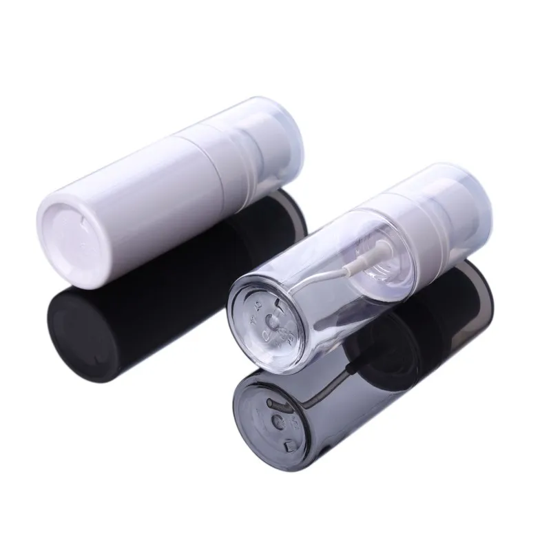 45ml Cosmetic Containers White/Clear Thick PET Plastic Spray Pump Bottles Travel Portable Dispense Sub Bottles for Liquid Lotion