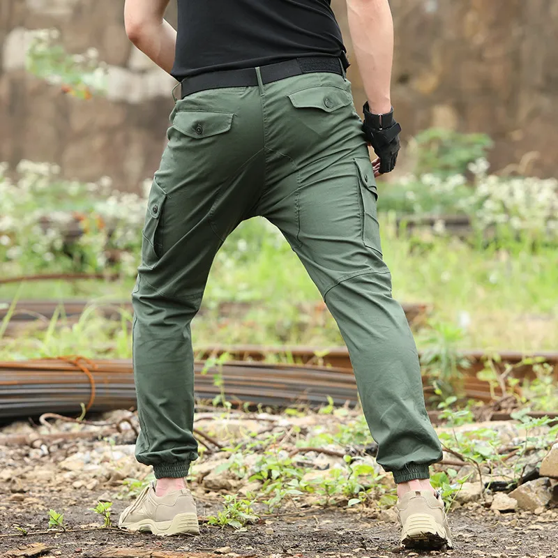 Pantalon Jogger Mujo Verde Militar Hombre