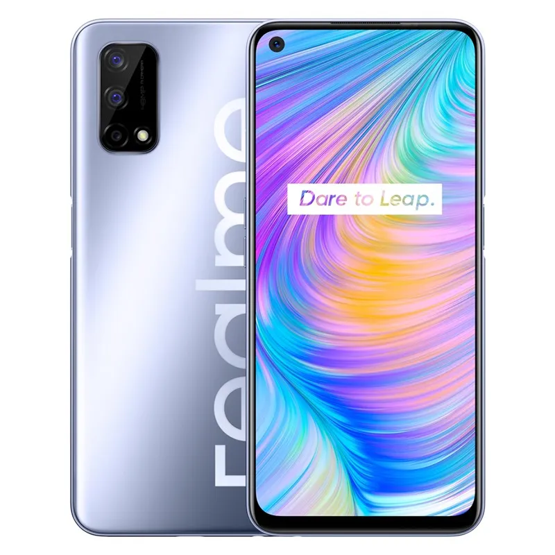 Оригинальный RealMe Q2 5G мобильный телефон 4 ГБ RAM 128GB ROM MTK DIZERNY 800U OCTA CORE Android 6,5 "Полноэкранный экран 48.0MP AI 5000mAh лицо ID отпечатков пальцев Смартфон