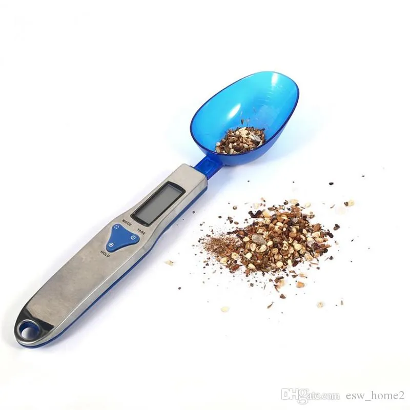 500g/0.1g Portable LED Electronic Scales Measuring Spoon Food Diet Postal Blue Kitchen Digital Scale Measuring Tool