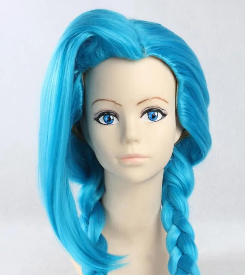 Blue wig 130 cm top
