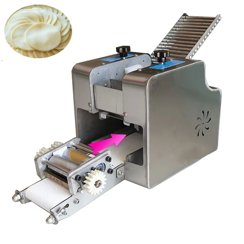 2021 automatische kleine elektrische Knödelverpackungsmaschine Slicer Wan-Tan-Nudelmaschine manuelle Heimküche Nudelmaschine kommerziell