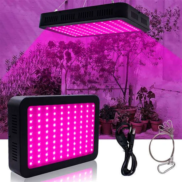 Best seller 2000W 200*10W Spettro completo 3030 Lampada Perlina Lampada per piante Controllo singolo Materiale di alta qualità Luci progressive Nero