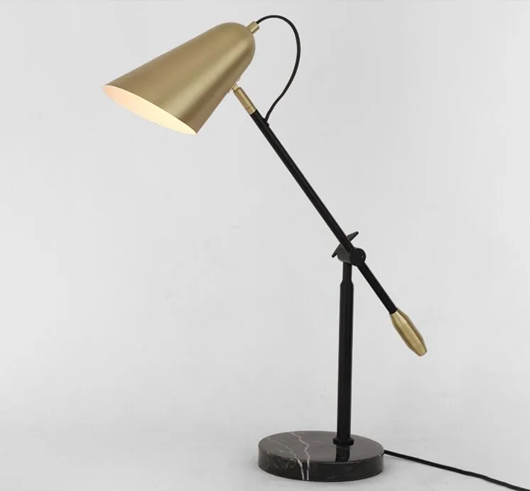 Moderne Tischlampe mit Marmorsockel, Dekoration, Tischlampe, nordische Tischlampe, Leselampe, Arbeitszimmerlampe, Wohnzimmerbeleuchtung