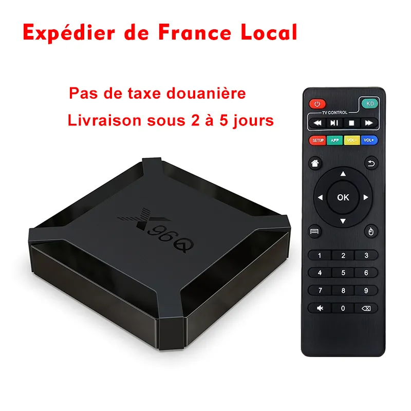 France Stock X96Q TV Box Android 10.0 H313 Chipset Quad Cord 2GB 16GB 4K  WiFi Android Box Terbaik 2022 From Codywang112, $12.27