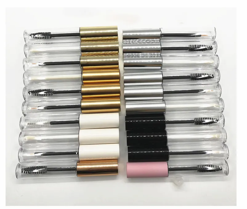 2021 Gorąca sprzedaż Top Fashion 10ml Refillable Mascara Puste Lip Gloss Tubes Eyelash Wzrost Płynna Butelka Eyeliner Rurka