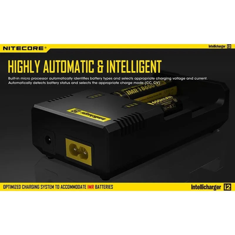 Nitecore I2 Universal  for normlly Battery 2 in 1 Muliti Function Intellicharger With Retail Package In Stock