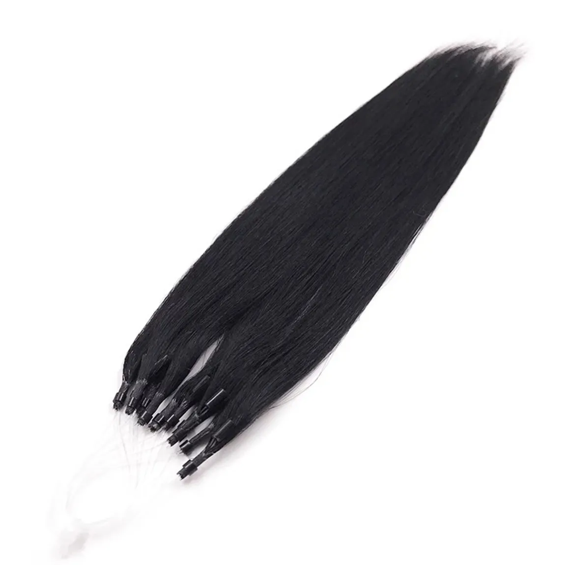 VMAE Wholesale Unprocessed Virgin Cuticle Aligned Silk Hair Blonde 0.5g*100 Stand Double Drawn Straigh Micro Loop Ring Human Hair Extensions