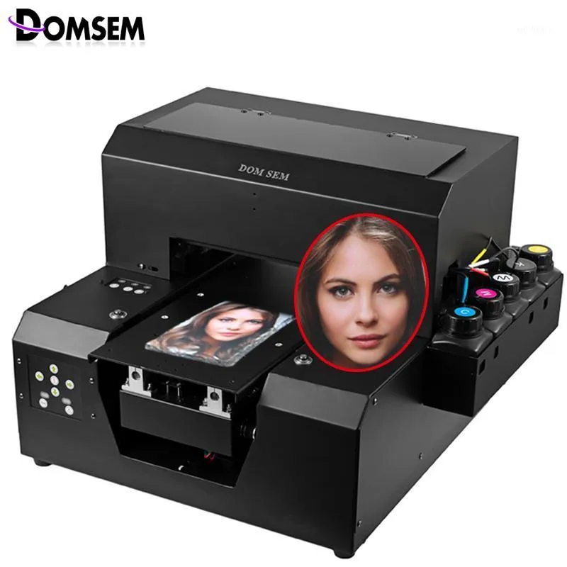 Printers 2021 Est A4 UV Printer Cell Phone Case Plastic Card Transparent Business Printing Machine Used Flatbed1