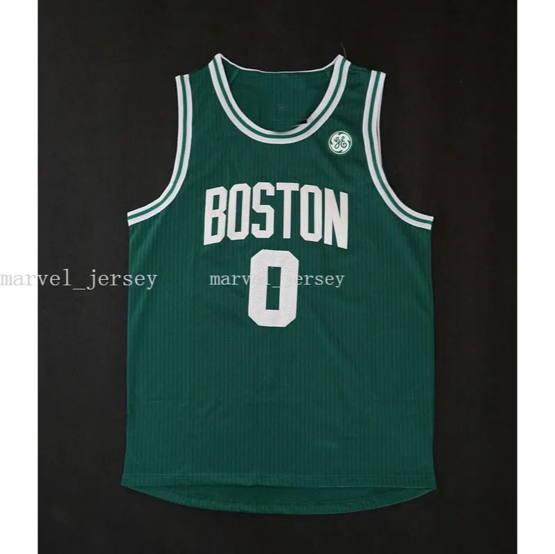 Stitched Custom 2018 Jayson Tatum # 0 Green Basketball Jersey Kvinnor Youth Mens Jerseys XS-6XL NCAA