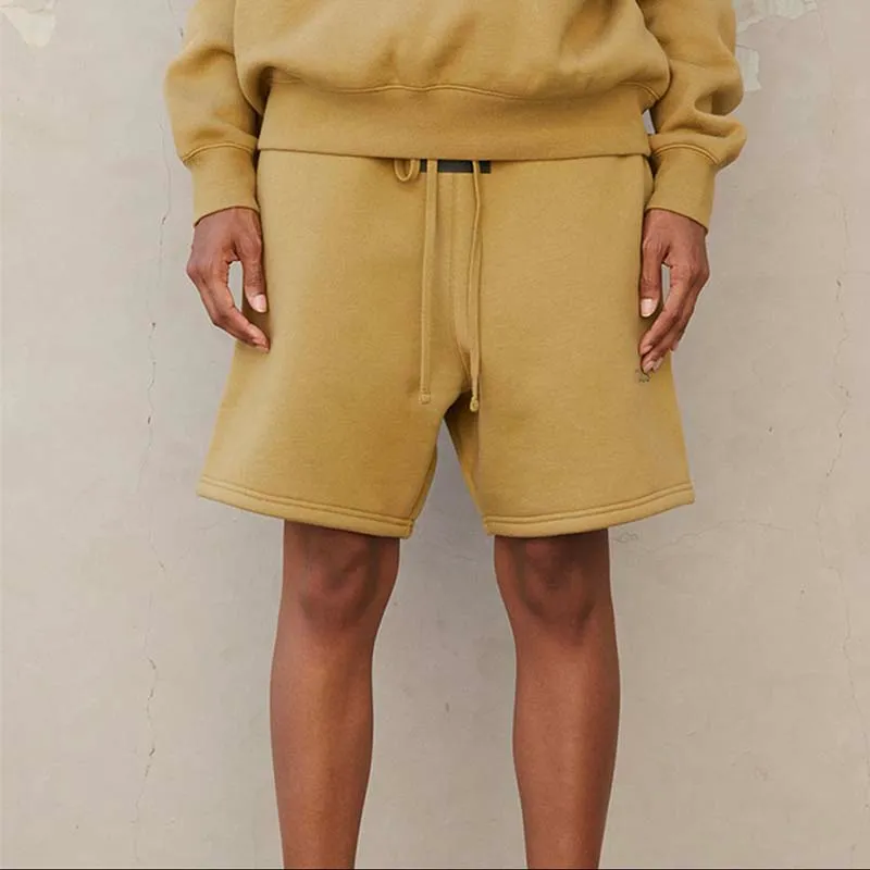 2022 Spring Summer Reflective Shorts Matcha Green Women 남자 스케이트 보드 고품질 면화 고품질 면화 중간 바지 조깅 단락