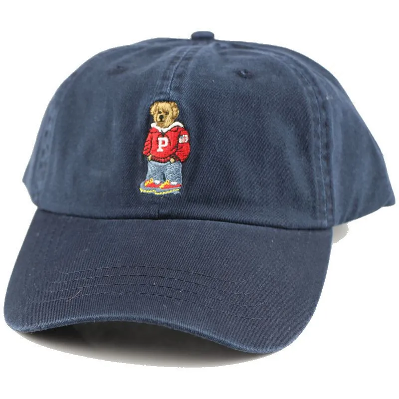 Darmowa wysyłka New arrival kości zakrzywiony daszek Casquette czapka z daszkiem kobiety gorras czapki z daszkiem niedźwiedź tata czapki polo dla mężczyzn hip hop