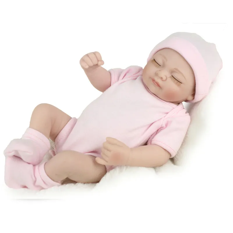 10 inch 25 cm reborn baby poppen full body siliconen te koop mode jongen speelgoed gift realistisch gouden haar