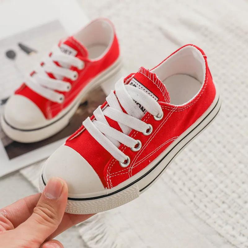 Children shoes 2020 New Fashion Canvas Shoes Boys girls Light casual shoes Non-slip Wearable Baby sneakers for school LJ200907