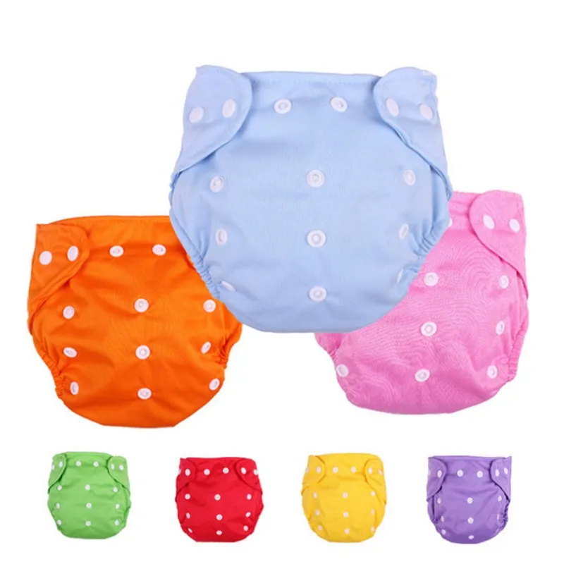 Pañal ajustable, lavable, ventilación para recién nacidos, resistente al agua, Color sólido, nuevo, conveniente, pañales de tela reutilizables para bebés, gran oferta, 4zy K2