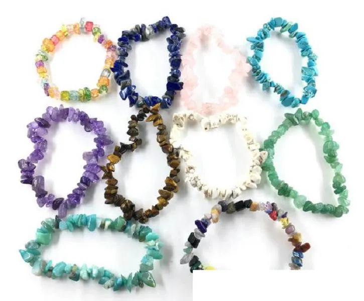 Natural Crystals Stretchy Chip Bracelets,bracelet for Women,healing  Crystals Chip Bracelet,for Gift Crystals Bracelets.gemstone Bracelets. 
