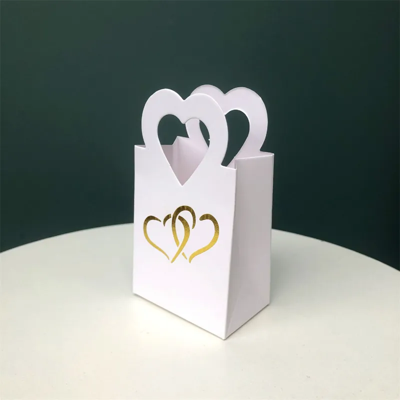 Hollow Cut Heart Shaped Candy Box Valentine Day Wedding Festival Party  Candy Container