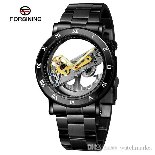 熱い販売の新しいモデルのHight品質メンズウォッチステンレス鋼の時計2813自動機械的運動腕時計サファイアウォッチReloj Mujer