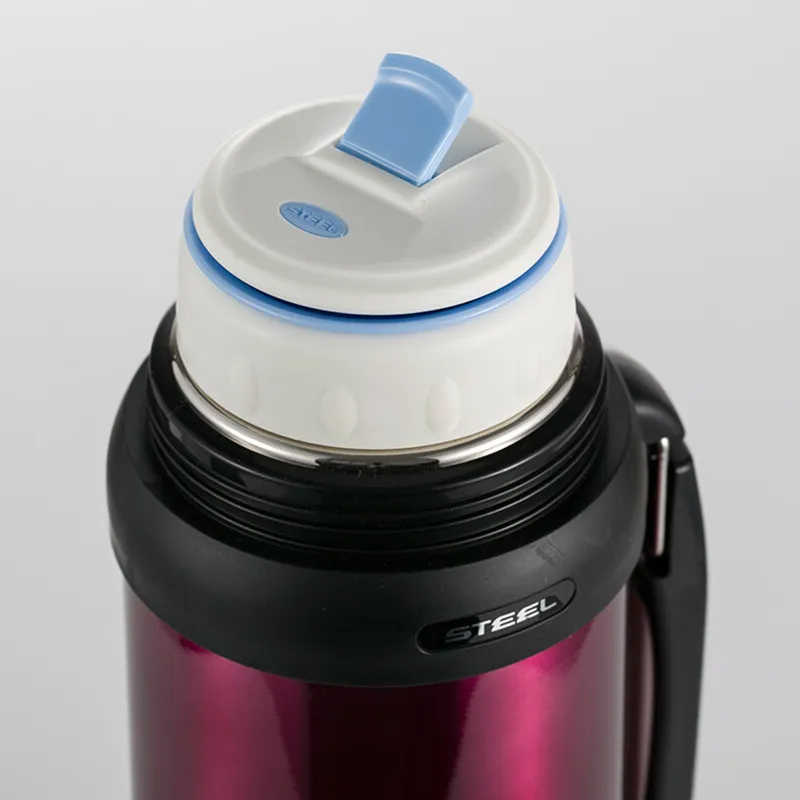 Thermos Mondial 1.8L Vacuum Flask – Keeps Hot 12H & Cold 24H – Black, Twist-and-Pour Lid