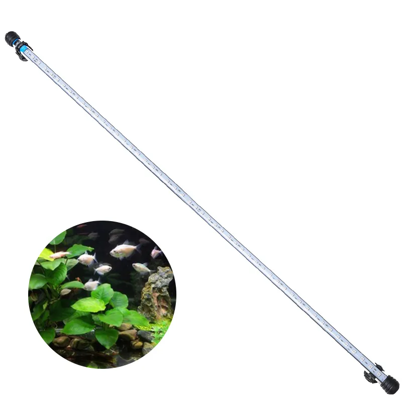 Gako Blu Bianco Luci Acquario Illuminazione a LED Arowana Luce 78-112 centimetri Anfibio Lampada sommergibile per acquario Fish Tank Y200922