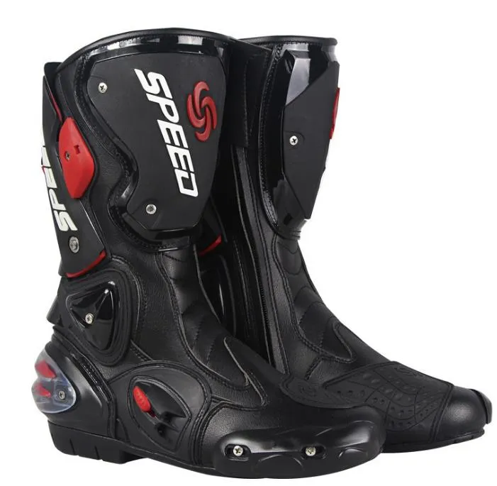 Botas de motocicleta para motocicleta, deportes de carreras, pista de  carreras, microfibra técnica