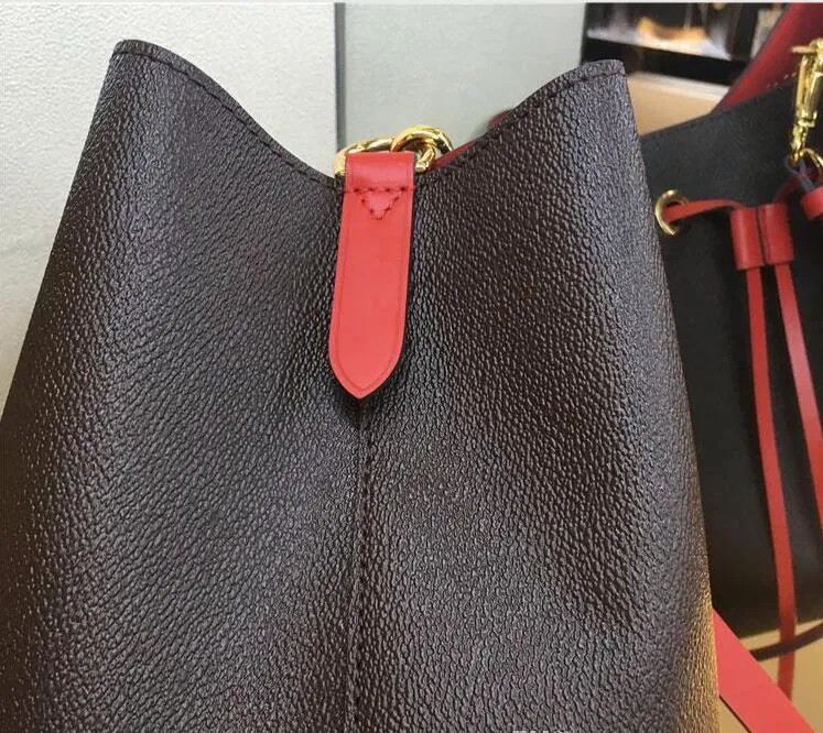 Classic high quality handbags NEO NOE shoulder bags totes Genuine Leather bucket bag women flower printing crossbody bag purse