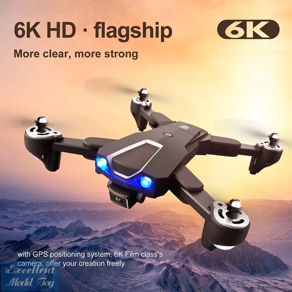 Drone WIFI 5G à double caméra à réglage électrique EMT FY2 6K, positionnement du flux optique GPS, suivi intelligent, lumières LED, retour de puissance faible, USEU