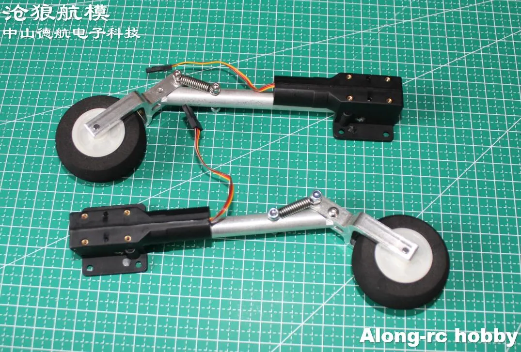 Carrello A Molla In Alluminio 110x4 Mm (1P) Per Aereo RC Modellismo – Warbird - Foto 2