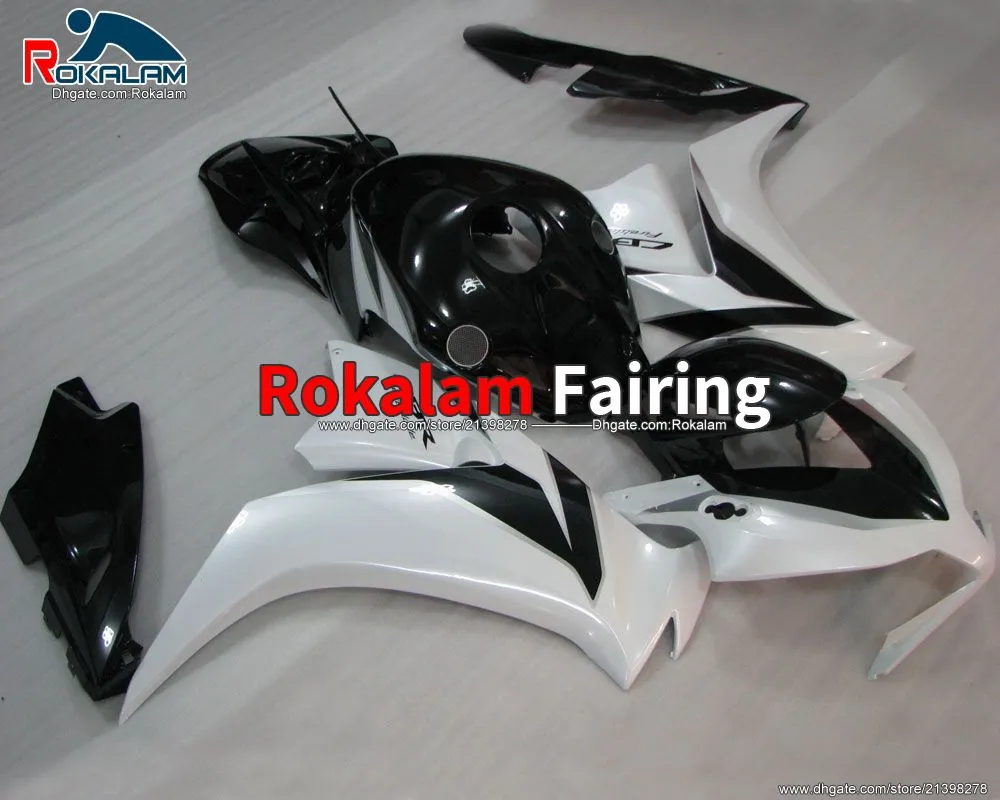 Honda Sportbike Codwork Aireleri için CBR 1000 RR 12 13 CBR1000 RR 2014 2015 2016 CBR1000 RR Beyaz Siyah Periyot-Set (Enjeksiyon Kalıplama)