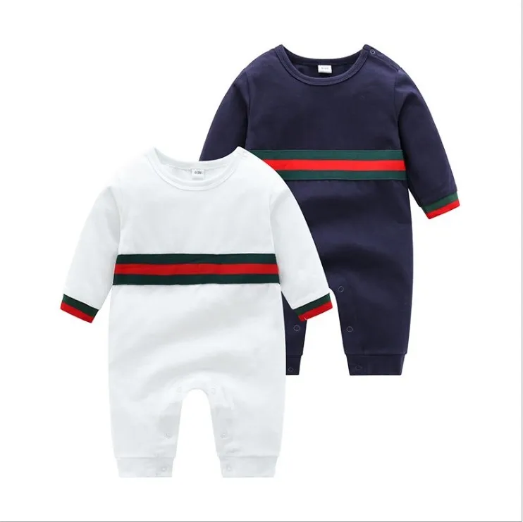 2021 nowa dobra jakość Boys Baby dziewczyny pajacyki dziecięce kombinezony z długim rękawem wiosna jesień maluch Onesies bawełniane ubrania dla noworodka